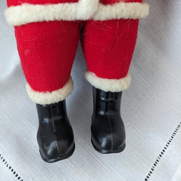 Vintage 1950s Santa Claus 12" Inch, Vintage Christmas Made In Japan Red Mittens - Picture 4 of 7